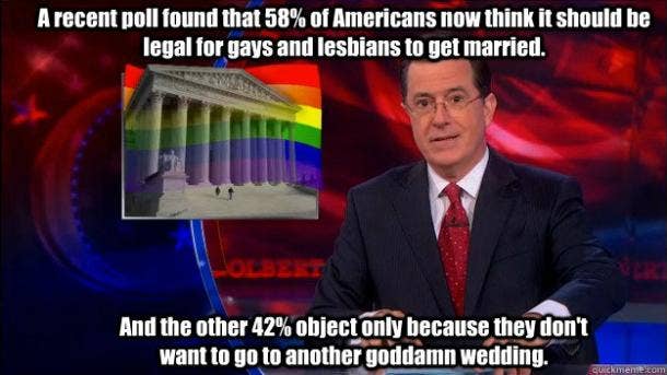 colbert coalitions anti gay marriage shemale cock pictures